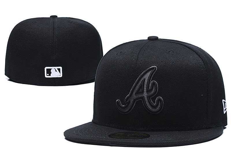 Braves Team Logo Black Fitted Hat LX,We sell and wholesale Braves Team Logo Black Fitted Hat LX on line form chian!